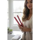 Prancha Cabelo Vermelha Ceramic Ion 220C Bivolt Brilho Inte