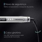 Prancha de Cabelo P02 Ultra Liss Pro Mondial Preto Bivolt Prancha de Cabelo P02 Ultra Liss Pro Mondial Preto Bivolt