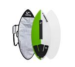 Prancha de Skimboard Profissional 1,32 Verde + Capa Refletiva