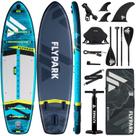 Prancha de Stand Up Paddle Inflável FLYPARK 10'8"x89cm para Pesca SUP Prancha de Stand Up Paddle Inflável FLYPARK 10'8"x89cm para Pesca SUP