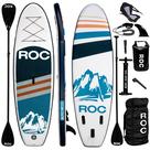 Prancha inflável de stand up paddle Roc 10FT Navy com assentos de caiaque Prancha inflável de stand up paddle Roc 10FT Navy com assentos de caiaque