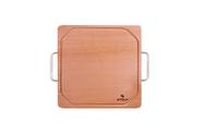 Prancha Para Churrasco Com Cabo Metal 30x30cm - Stolf
