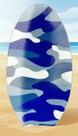 Prancha Skimboard Madeira 89cm Camuflado