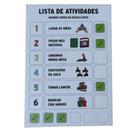 Pranchas de Comunicação Alternativa Imantadas - Cardápio e Rotina na Escola