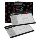 Prancheta com planner semanal harry potter