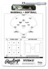 Prancheta de Técnico Rawlings System-17 para Beisebol e Softbol Prancheta de Técnico Rawlings System-17 para Beisebol e Softbol