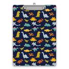 Prancheta DRWJPAT Dinossauro 23x32 cm com Clipe de Metal Prancheta DRWJPAT Dinossauro 23x32 cm com Clipe de Metal