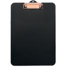 Prancheta Duratex Office BLACK com Prendedor Metálico Rosê 33,5X23CM