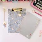Prancheta Estampada A5 + 30 Folhas Pautadas Decorada