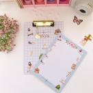 Prancheta Estampada A5 + 30 Folhas Pautadas Decorada