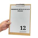 Prancheta madeira A4 c/ 12 unid, super resistente, prendedor forte Prancheta madeira A4 c/ 12 unid, super resistente, prendedor forte