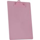 Prancheta Plastica Of/A4 C/Prend. Plast. Rosa