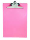 Prancheta Saunders Pink Plastic com clipe de baixo perfil