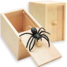 Prank Spider Surprise Box Tricky Toy Madeira Aço Borracha
