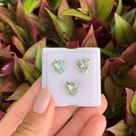 Prasiolita Coração SET 11,83ct