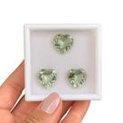 Prasiolita Coração SET 31,13ct