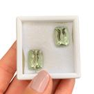 Prasiolita Cushion Par 24,86ct
