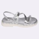 Prata com Studs Metalizada Prata com Studs Metalizada