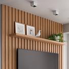 Prateleira 150cm 100% MDF Marrom Freijó/Madeirado