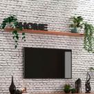Prateleira 150cm Mdf Nogal Dallas - On Móveis