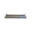 Prateleira 40 X 10 Em Vidro 8mm Com Aramado.