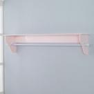 Prateleira 60 Cm Porta Fraldas Varão Quarto De Bebê - Mdf 60cm