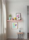 Prateleira 60cm Mdf Rosa - On Móveis