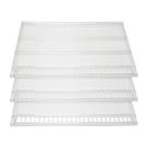 Prateleira Acrílica Kit 3 Un Grade Refrigerador Geladeira Bosch Mabe Continental Copacabana