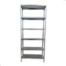 Prateleira Armário Estante Aço Galvanizado 6 Bandejas 60 cm