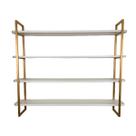 Prateleira Avic Design Industrial Em Aço Resistente 80x20cm