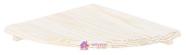 Prateleira Canto 20cm x 20cm Tramontina em Madeira Pinus com Acabamento Branco 200x200x18 mm