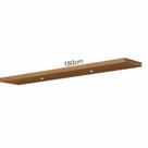 Prateleira com Led Spot 180cm 100% MDF Marrom Freijó/Madeirado Prateleira com Led Spot 180cm 100% MDF Marrom Freijó/Madeirado