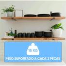 Prateleira Com Mão Francesa Invertida 60x20 Completa