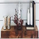 Prateleira Com Suporte Invisível Madeira Maciça 120x15 - Imbuia