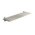 PRATELEIRA CONCRETO CONCEPT ME LEVE 1,2x20x80cm SUPORTE CINZA PRAT-K
