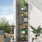 Prateleira Corner Plant Stand Greatseas de 7 níveis para plantas de interior