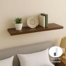 Prateleira CRIAR Madeira MDP 90x20cm Tabaco livro Casa Moveis Estante