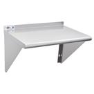 Prateleira de aço inoxidável Profeeshaw NSF 45x60cm com Backsplash