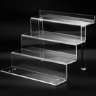 Prateleira de acrílico para organizador de perfumes Funko POP Shelves de 4 níveis Prateleira de acrílico para organizador de perfumes Funko POP Shelves de 4 níveis