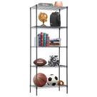 Prateleira de arame BestOffice Heavy Duty Metal Shelf preta