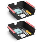 Prateleira de armazenamento Under Desk HumanCentric 8,4 x 7,6 x 2,8 cm, pacote com 2 Prateleira de armazenamento Under Desk HumanCentric 8,4 x 7,6 x 2,8 cm, pacote com 2