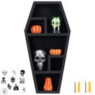 Prateleira de caixão Gothvanity Large Gothic Home Decor 50x25x10cm