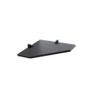 Prateleira de Canto Mdp 35x35cm Black com Suportes