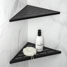 Prateleira de chuveiro Bernkot 10" 304 em aço inoxidável para parede de azulejos