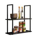 Prateleira de Madeira Industrial Suspensa 60 cm Multiuso