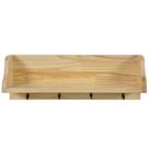Prateleira de madeira maciça 60 x 21 x 17 Acacia Prateleira de madeira maciça 60 x 21 x 17 Acacia