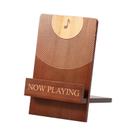 Prateleira De Madeira Vintage Para Discos De Vinil, Suporte De Mesa Para Exibição E Armazenamento De