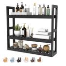 Prateleira de parede de banheiro Domax Over Toilet 3 Tier Bamboo x2