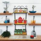 Prateleira de Parede Rústica 3 Andares - Organize e Decore seu Espaço com Estilo!