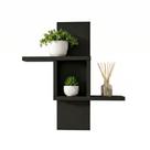 Prateleira de Parede Suspensa com Nichos MDF 60x20cm Universo do MDF Prateleira de Parede Suspensa com Nichos MDF 60x20cm Universo do MDF